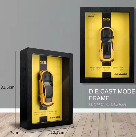 3D Framed Die Cast Model Car