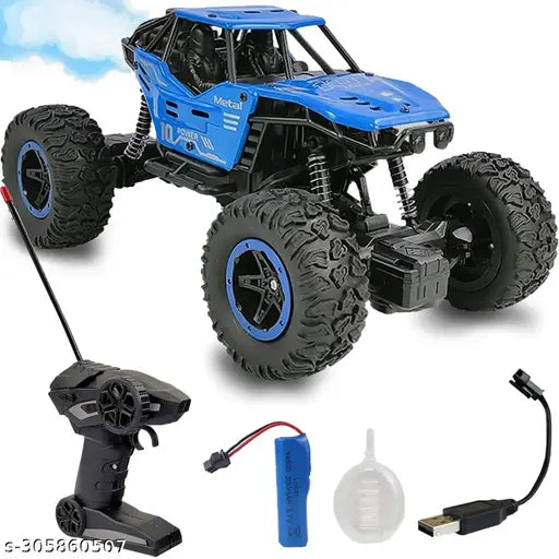 Rechargeable Remote Control Car for Kids – High-Speed Stunt Car with LED Lights